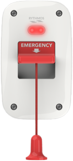 Rythmos Pull Cord Rythmos nurse call emergency pull cord with red cord and red LEDs