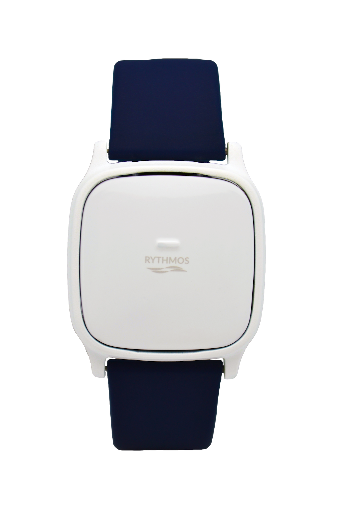 Rythmos Community+ Wearable Rythmos Community+ wearable for nurse call with a blue wrist band